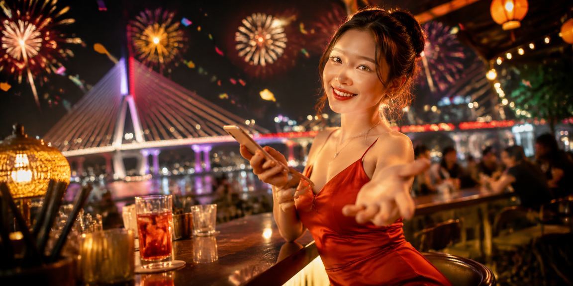 Người dùng ở chợ đêm Cần Thơ dùng điện thoại xem kèo bóng đá trực tiếp